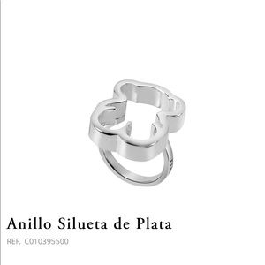 Tous silver ring Silueta - Authentic -